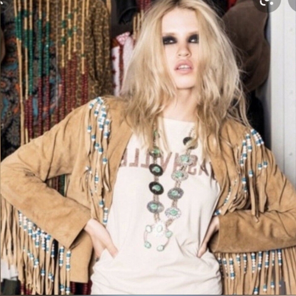 EUC Spell & the Gypsy Collective Hendrix Suede Jacket - Picture 6 of 12